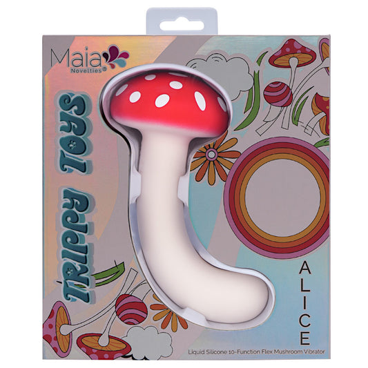Maia Alice Flexible Shaft Mushroom Vibrator