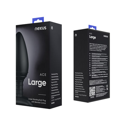 Nexus Ace Large Remote Control Vibrating Butt Plug