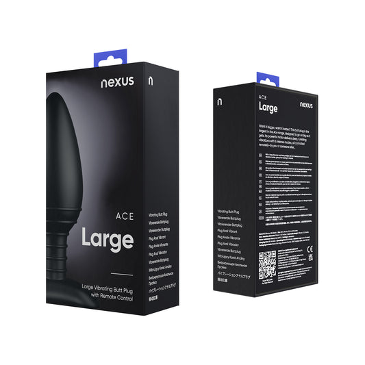 Nexus Ace Large Remote Control Vibrating Butt Plug