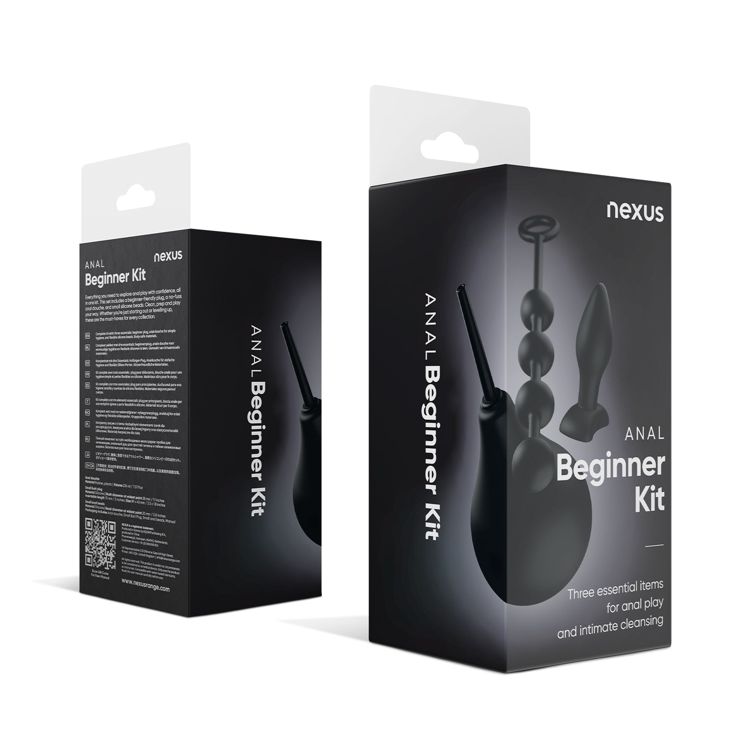 Nexus Anal Beginner 3-Piece Silicone Kit