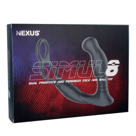Nexus Simul8 Vibrating Dual Motor Anal Cock And Ball Toy