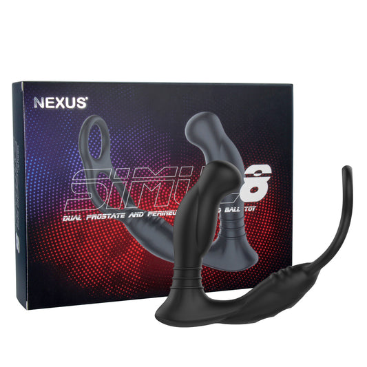 Nexus Simul8 Vibrating Dual Motor Anal Cock And Ball Toy