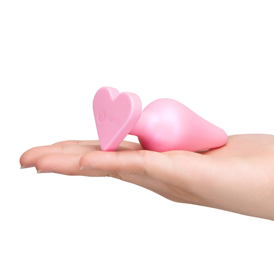 b-Vibe Butties B-Mine Heart Base Butt Plug