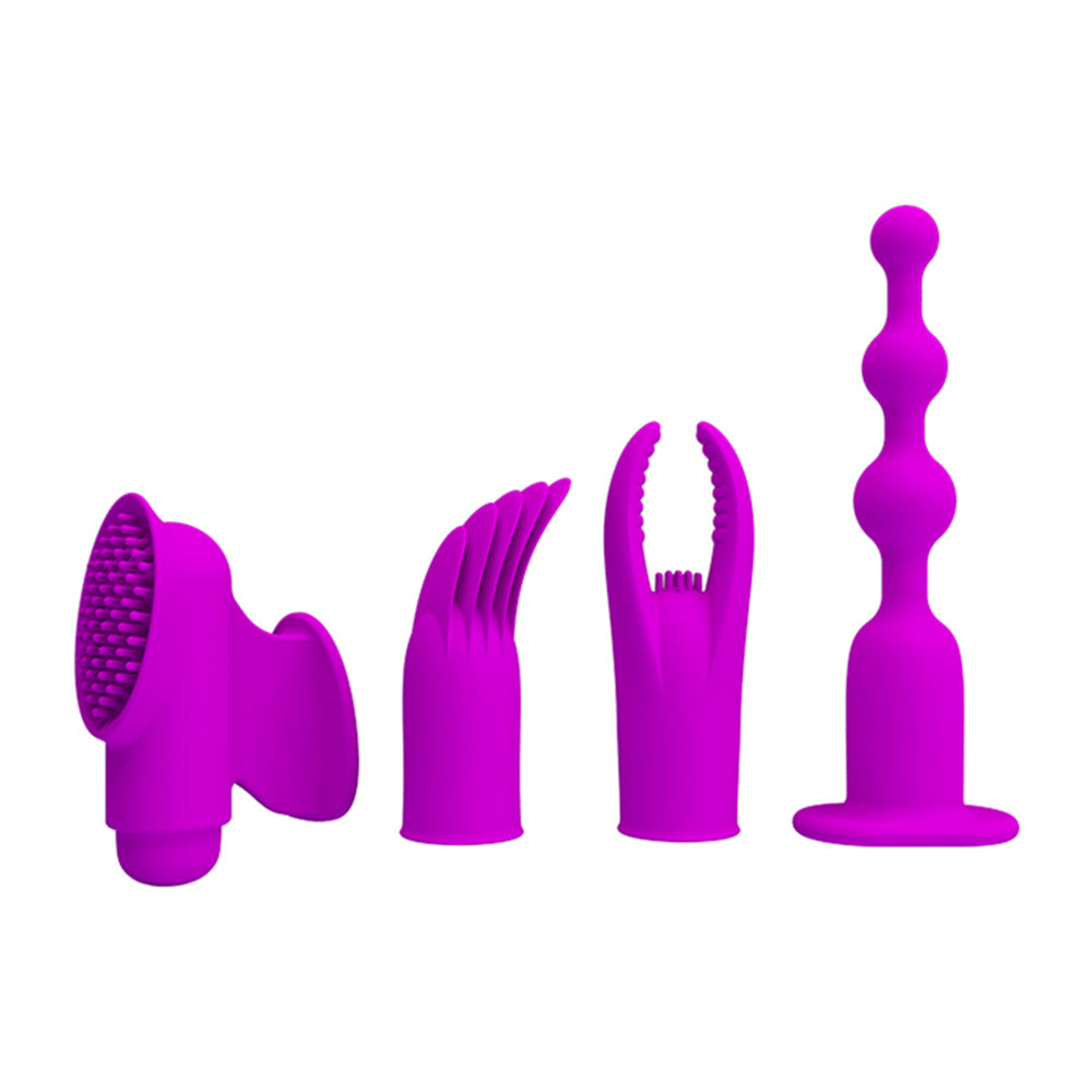 Pretty Love Joys Collection Bullet Vibrator & Attachments