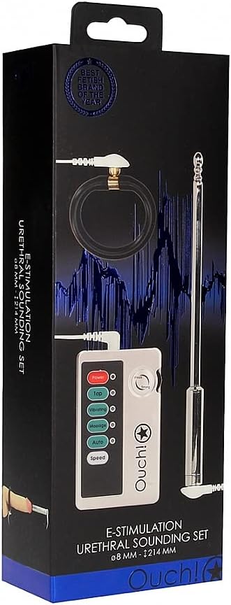 Ouch E-Stimulation 214mm Urethral Sounding Set