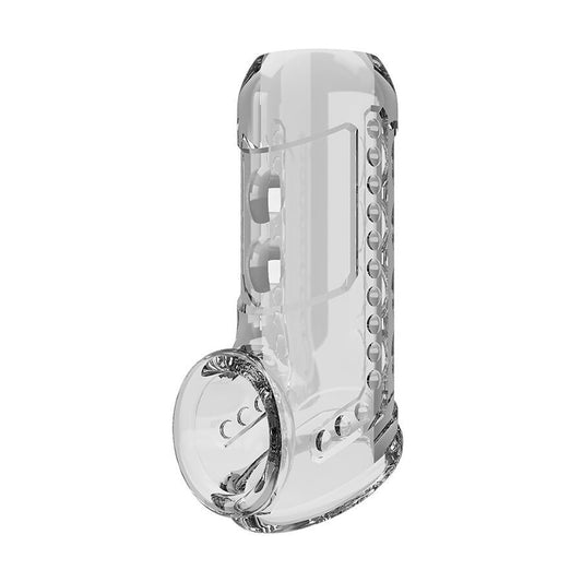 Pretty Love Transparent Textured Penis Sleeve