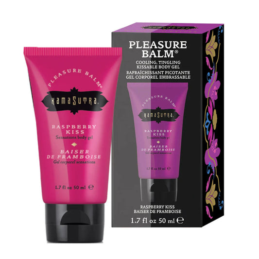 Kama Sutra Pleasure Balm Cooling Body Gel - Raspberry Kiss 50ml