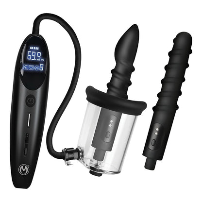 Master Series Rosebud Vibrating Driller & Pump Deluxe Set