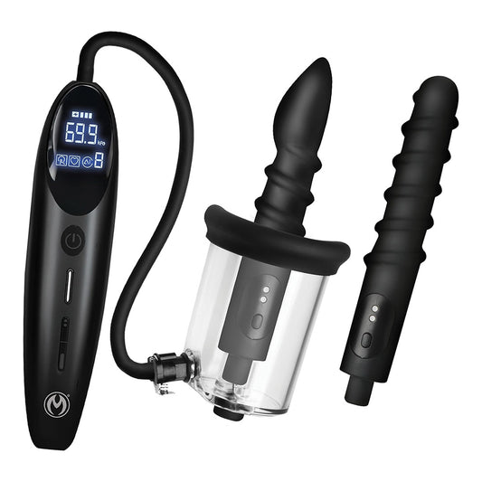 Master Series Rosebud Vibrating Driller & Pump Deluxe Set