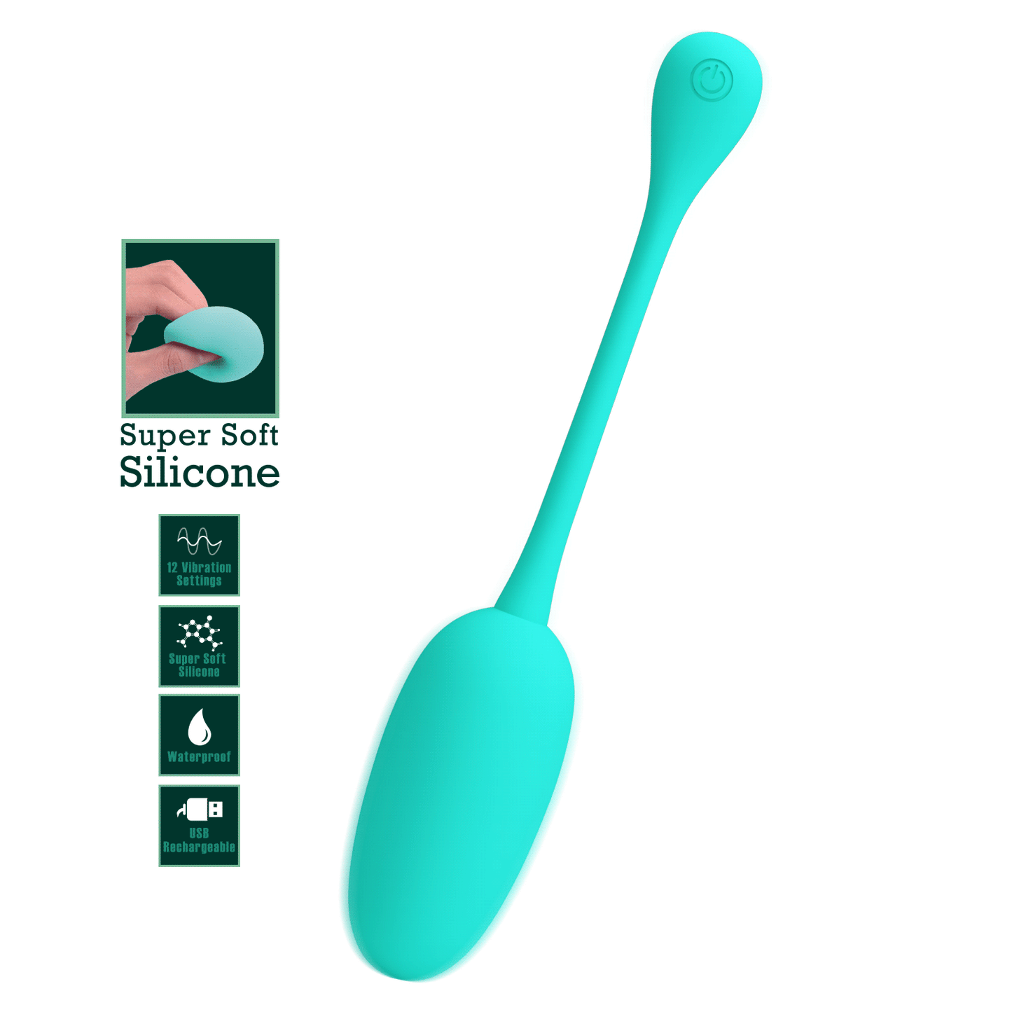 Pretty Love Knucker Super Soft Vibrating Egg