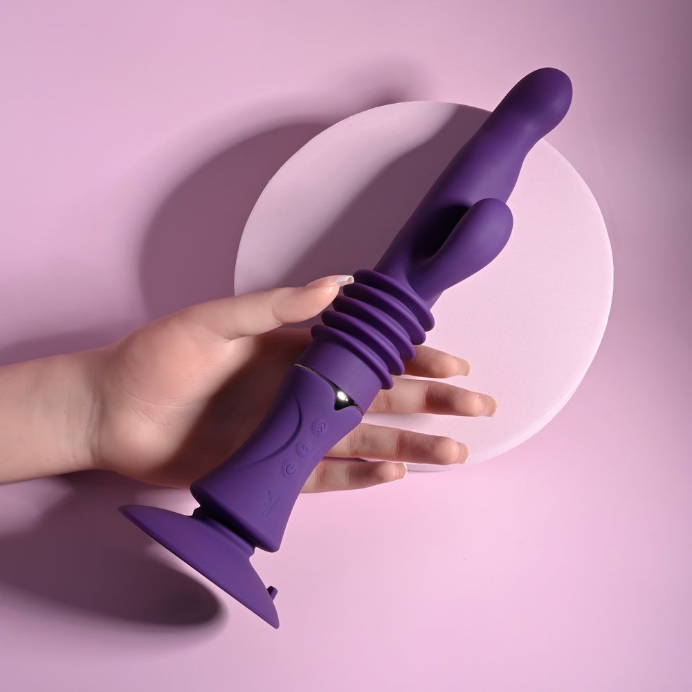 Playboy Hoppy Ending Thrusting Rabbit Vibrator