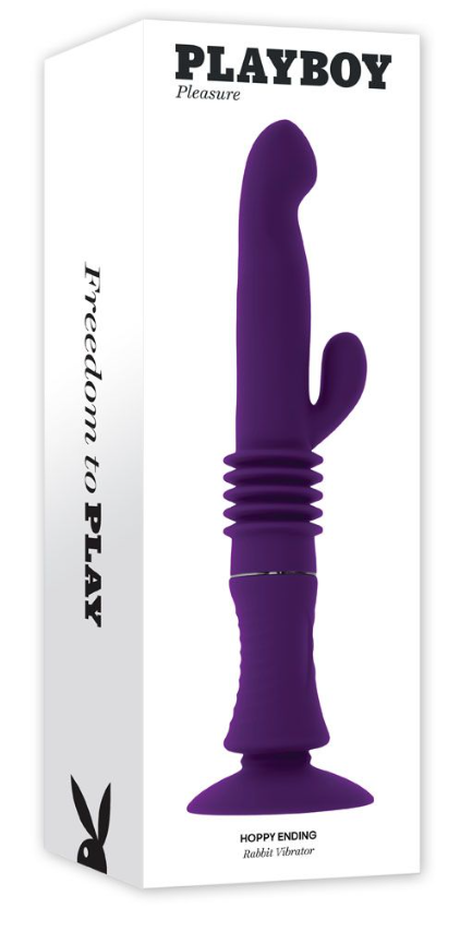 Playboy Hoppy Ending Thrusting Rabbit Vibrator