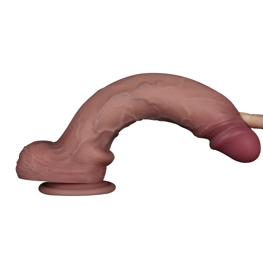 Lovetoy Sliding Skin Pro II Remote Controlled Vibrating 10 Inch Dong