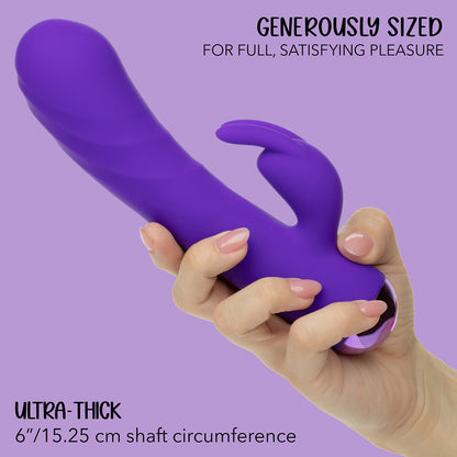 CalExotics Extra Thicc™ Chubby Deep-Thrust Bunny Rabbit Vibrator