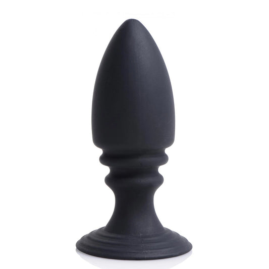Strict Male Chastity Harness with Silicone Anal Plug