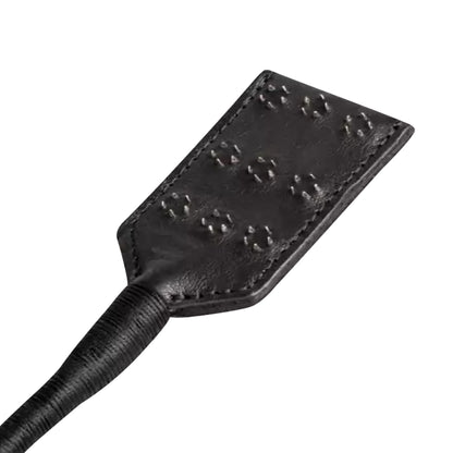Triune Spiked Leather Crop