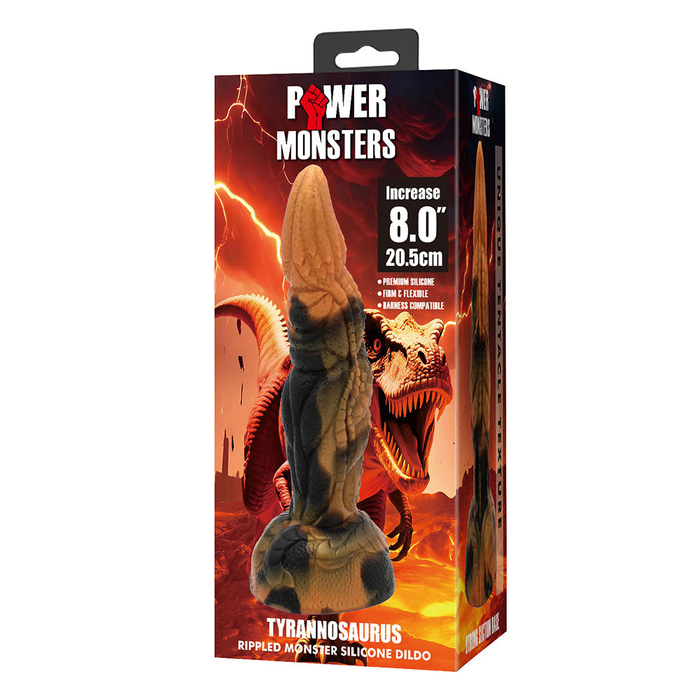Power Monsters Tyrannosaurus Rippled Dildo