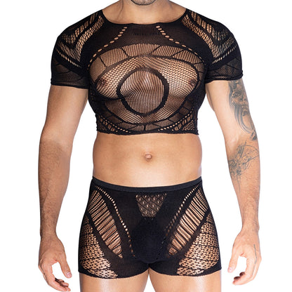 Love In Leather Eye Top & Short Set