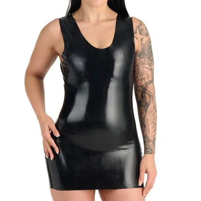 Me You Us Latex Mini Dress