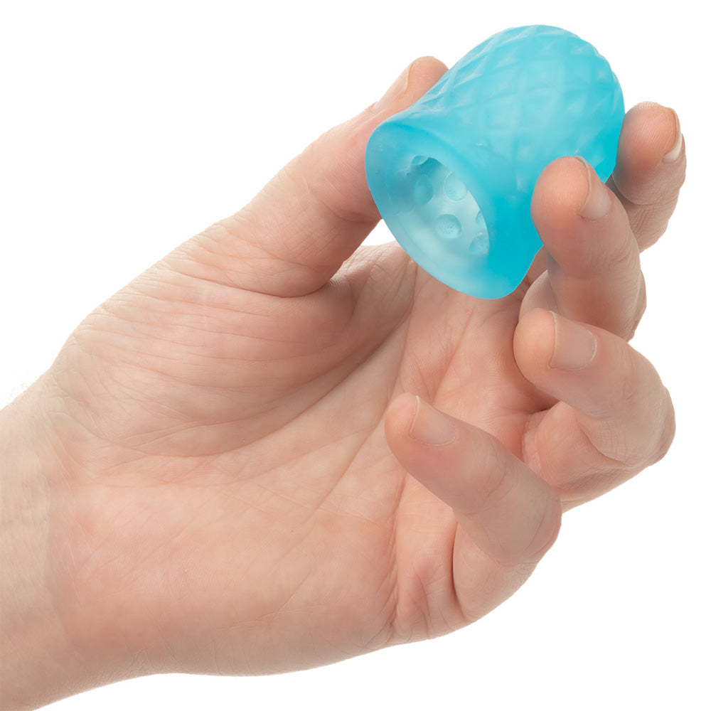 CalExotics Pop Sock! Tickler Masturbator - Blue