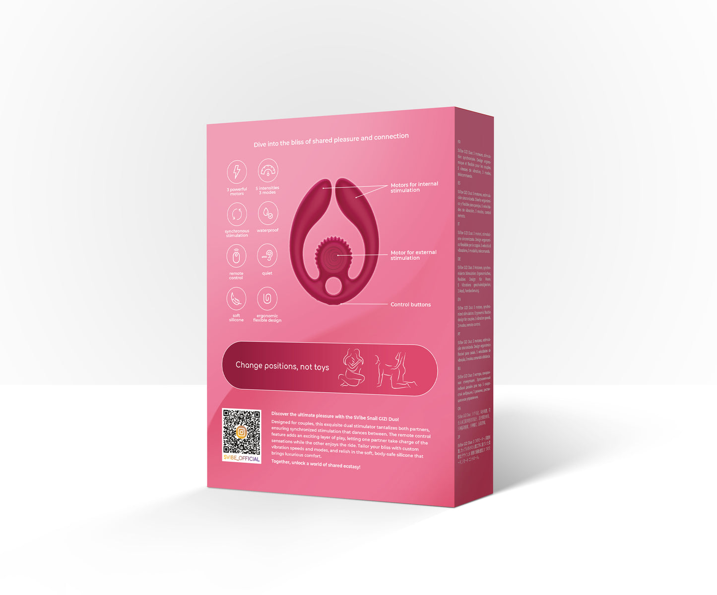 SVibe Snail GIZI Duo Couples Stimulator