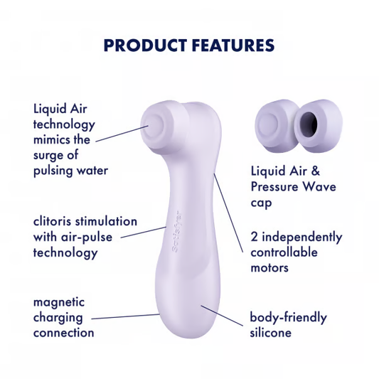 Satisfyer Pro 2 Generation 3 Liquid Vibration Clitoral Stimulator