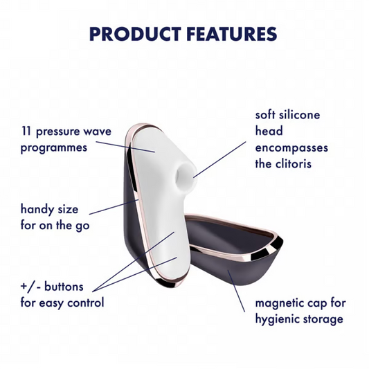 Satisfyer Pro Traveller Travel-Size Air Pulse Clitoral Stilmulator