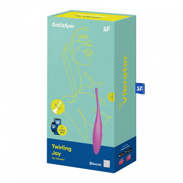Satisfyer Twirling Joy Tip Pinpoint Vibrator with App Control