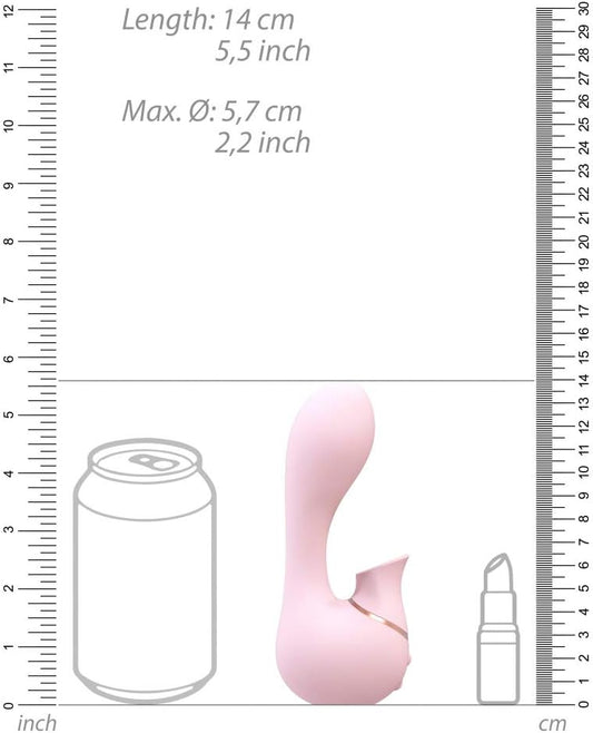 Shots Irresistible Mystical Rechargeable Dual Vibrator & Clitoral Stimulator