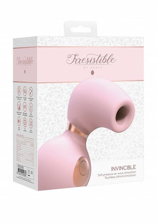 Shots Irresistible Invincible Rechargeable Clitoral Stimulator