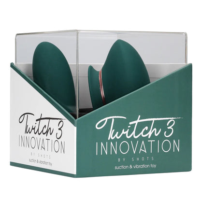 Shots Twitch 3 Suction & Vibration Clitoral Stimulator