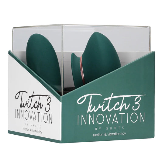 Shots Twitch 3 Suction & Vibration Clitoral Stimulator