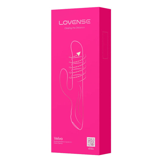 Lovense Velvo App-Controlled Rolling Bead Rabbit Vibrator