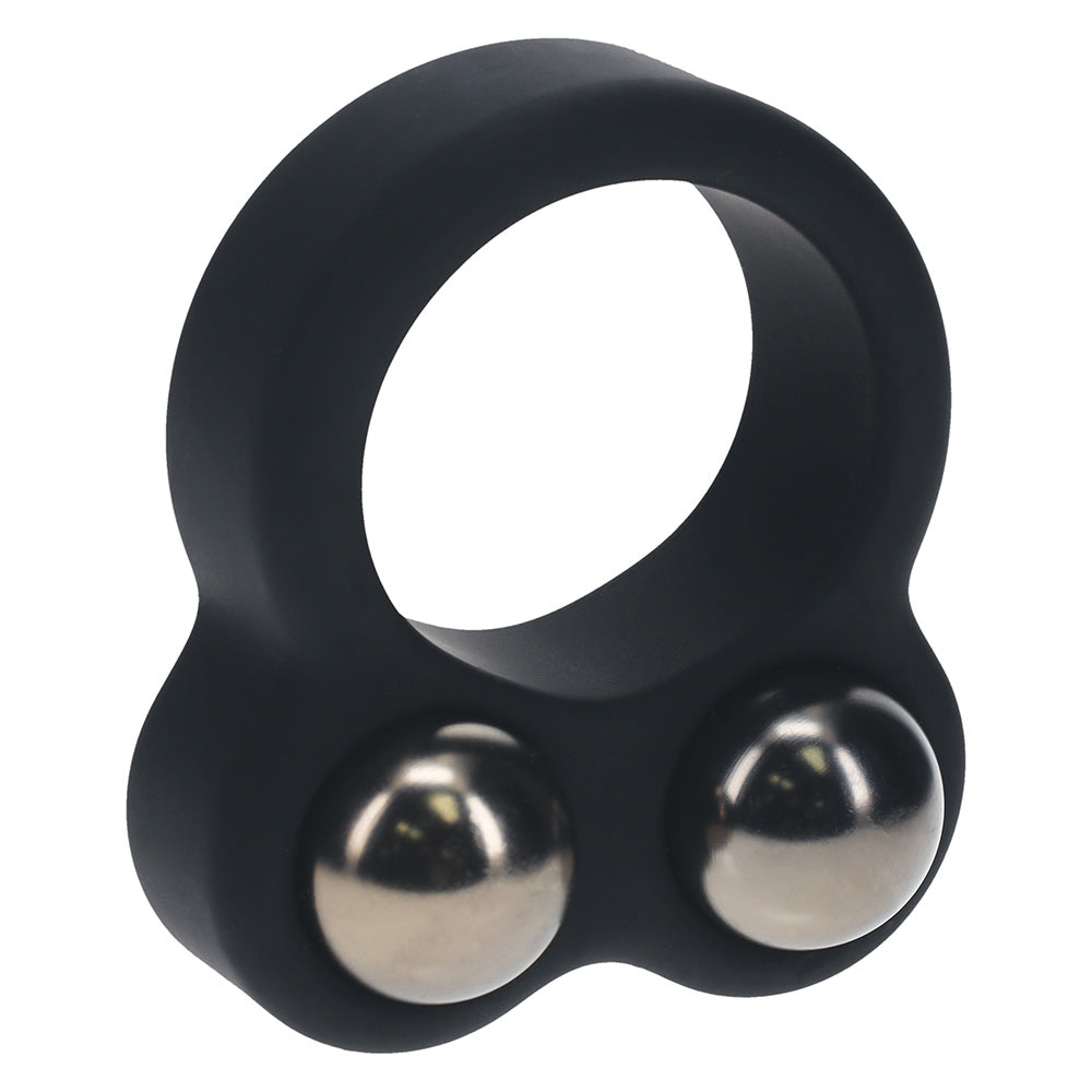 Shots LEVELZ Liquid Silicone Double Weighted Ball Cock Ring