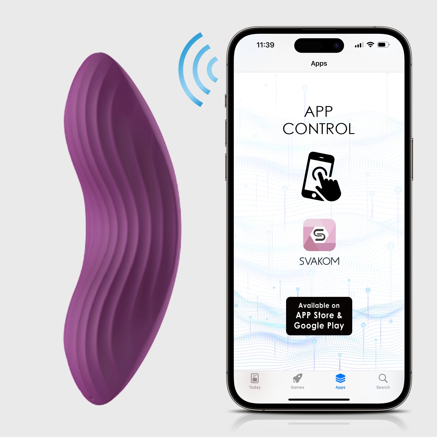 Svakom Edeny App-Controlled Clitoral Stimulator