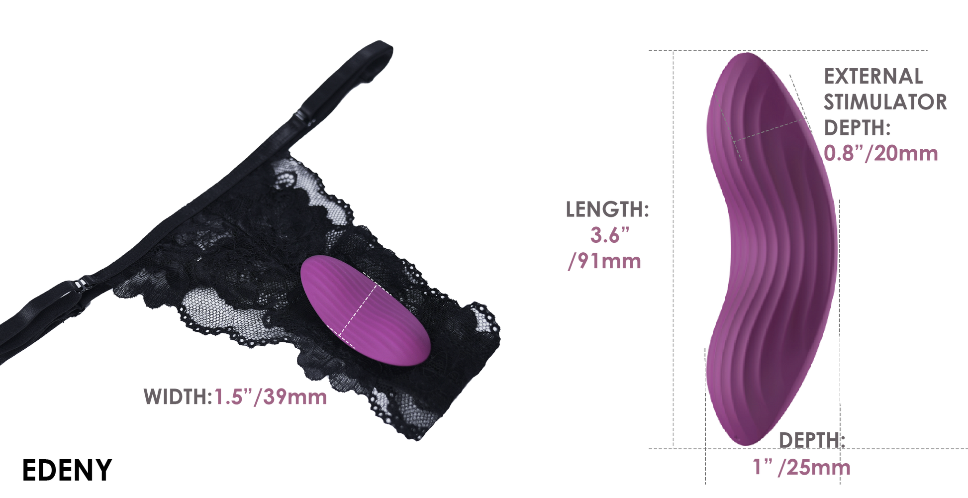 Svakom Edeny App-Controlled Clitoral Stimulator