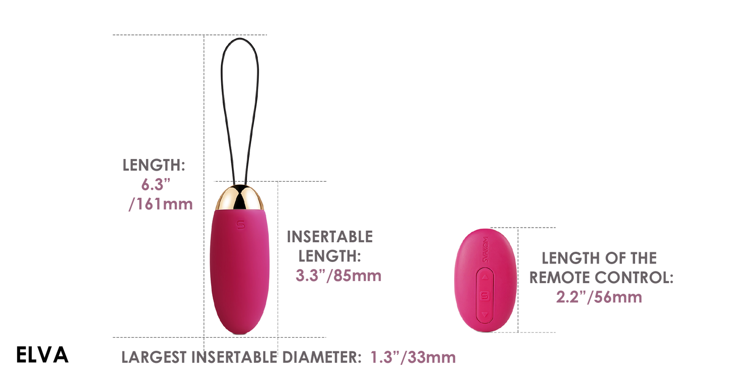 Svakom Elva Remote Controlled Wearable Bullet Vibrator