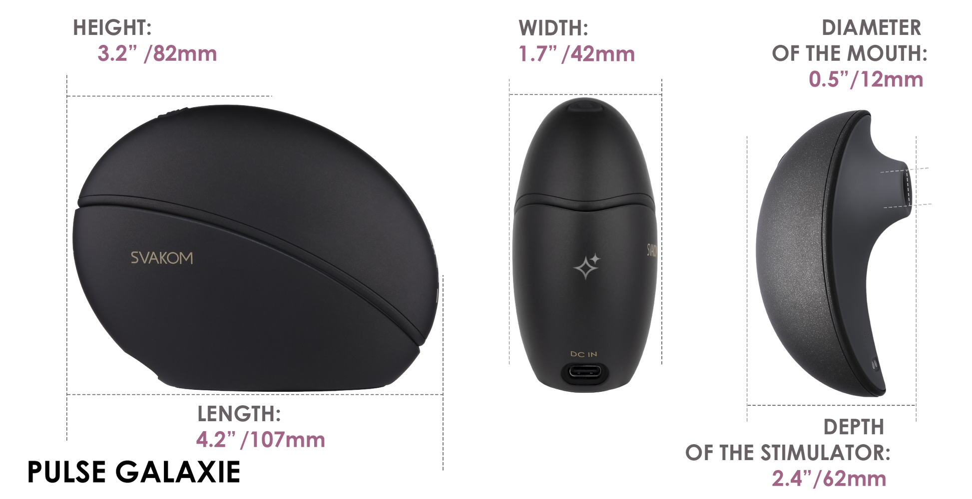 Svakom Pulse Galaxie Clitoral Stimulator