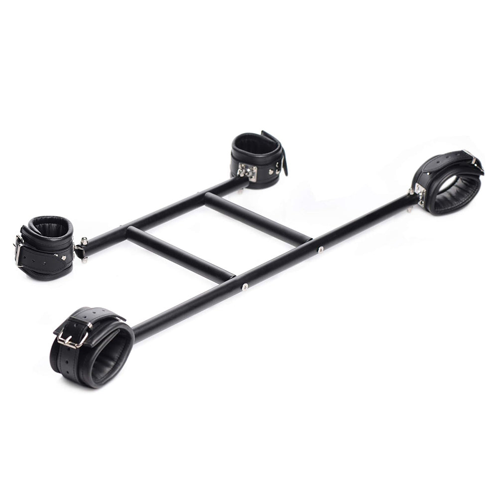 Brigitta Deluxe Steel Bars, Ankle & Wrist Cuffs Set