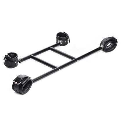 Brigitta Deluxe Steel Bars, Ankle & Wrist Cuffs Set