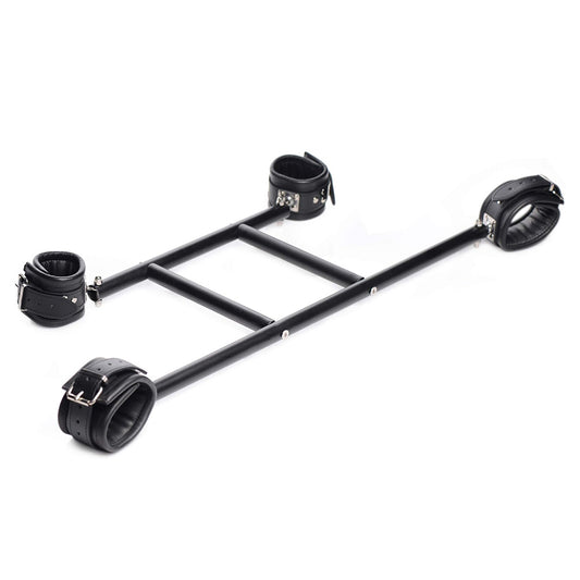 Brigitta Deluxe Steel Bars, Ankle & Wrist Cuffs Set