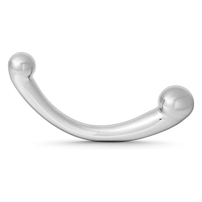 Triune Stainless Steel Double Ended Curvy Dong