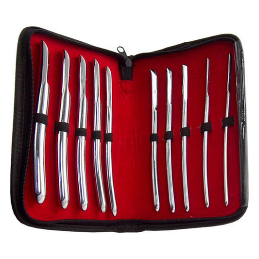 Triune Single End Urethral Dilator Set 10 Piece Set