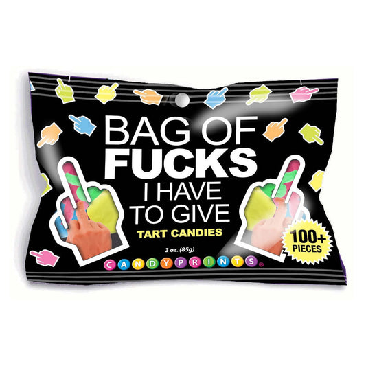 Little Genie Bag Of Fucks To Give Tart Candies