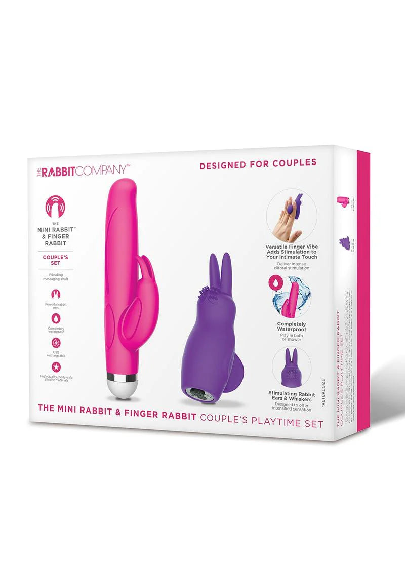 Mini Rabbit and Finger Rabbit Vibrator Set