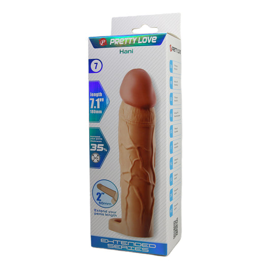 Pretty Love Hani Penis 7.1 Inch Extension Sleeve