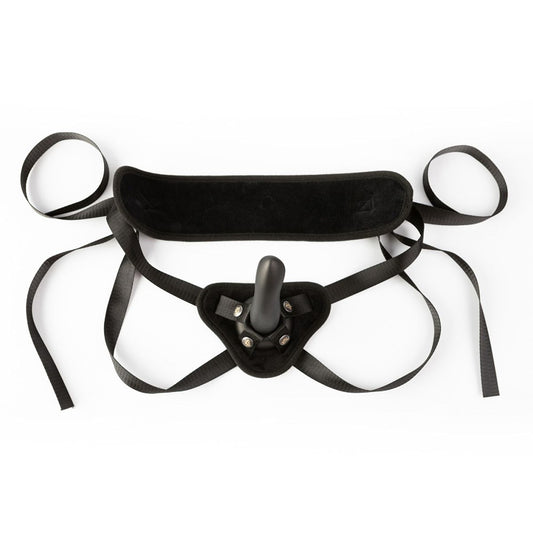 Sei Mio Cocked and Loaded Deluxe Strap-On Harness with Posable Dildo