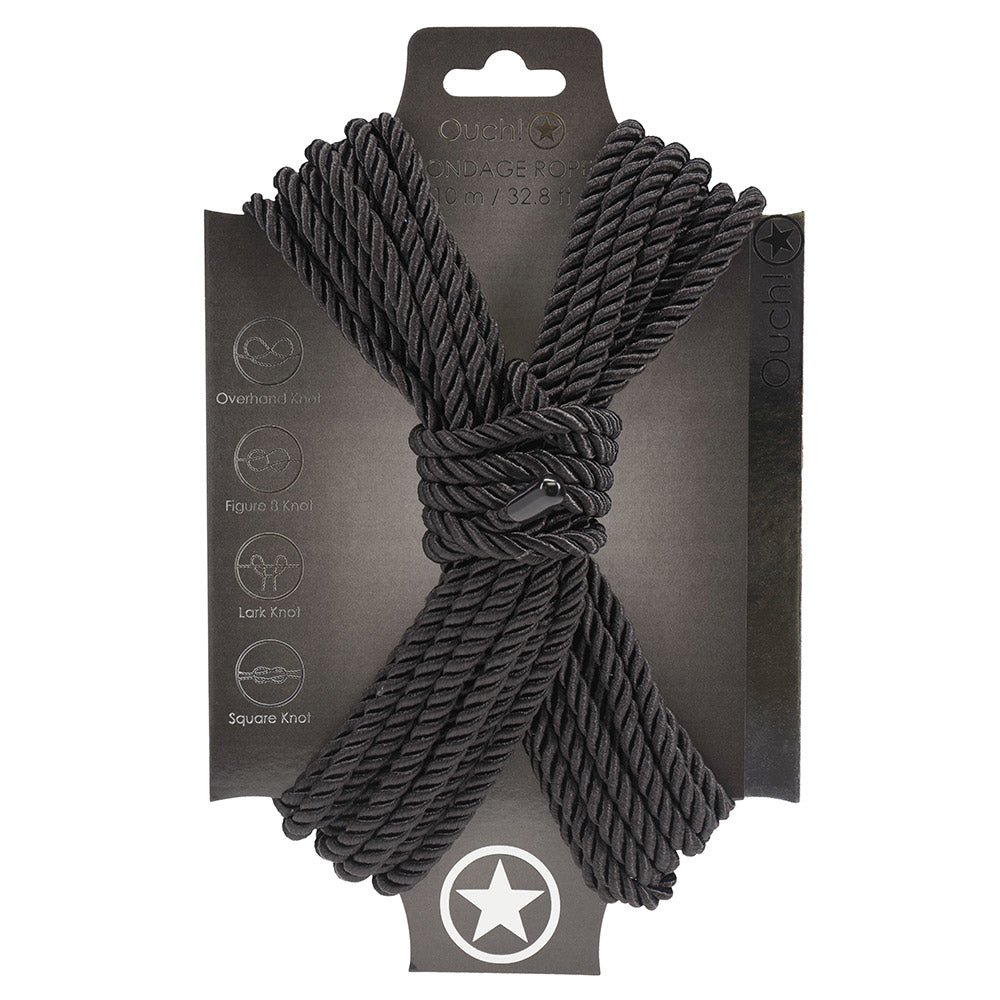 Shots Ouch! Nylon Bondage Rope - 10m