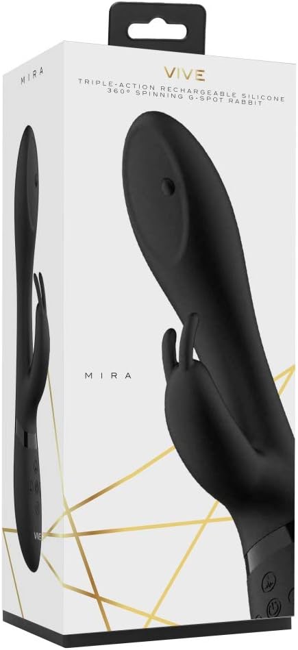 Vive Mira Rotating Beads G-Spot Rabbit Vibrator