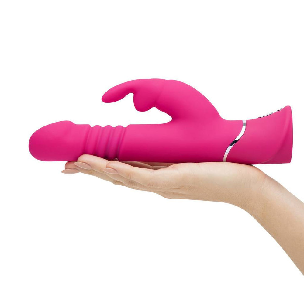Happy Rabbit Thrusting Realistic Rabbit Vibrator Pink